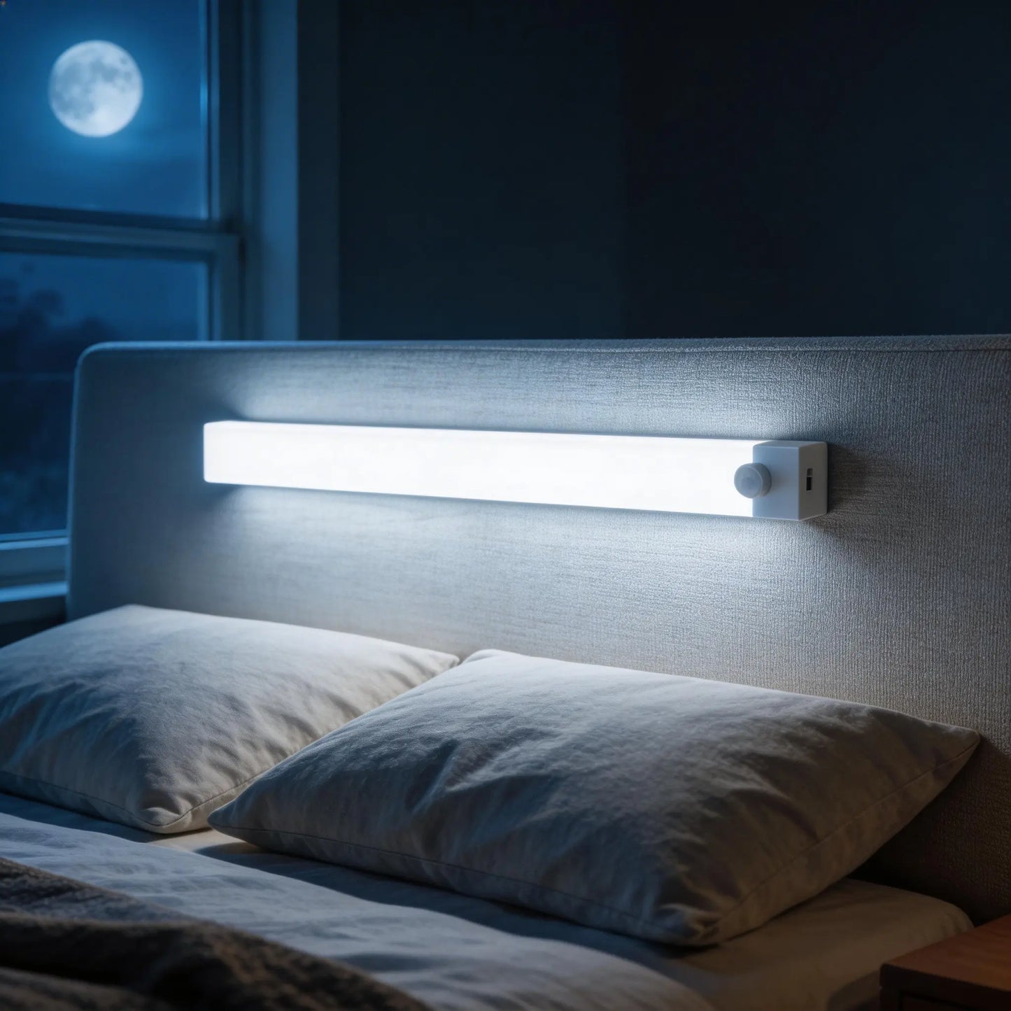 6 Pack Motion Sensor & Light Sensor LED Lights Indoor, Magnetic Wireless Closet Lights Battery Powered, 3 Modes under Cabinet Lighting for Stairs, Kitchen, Bedroom, 11.8In Cool White Can Be Used for Various Holiday Surprises Mothersdaygift Tiktokshop