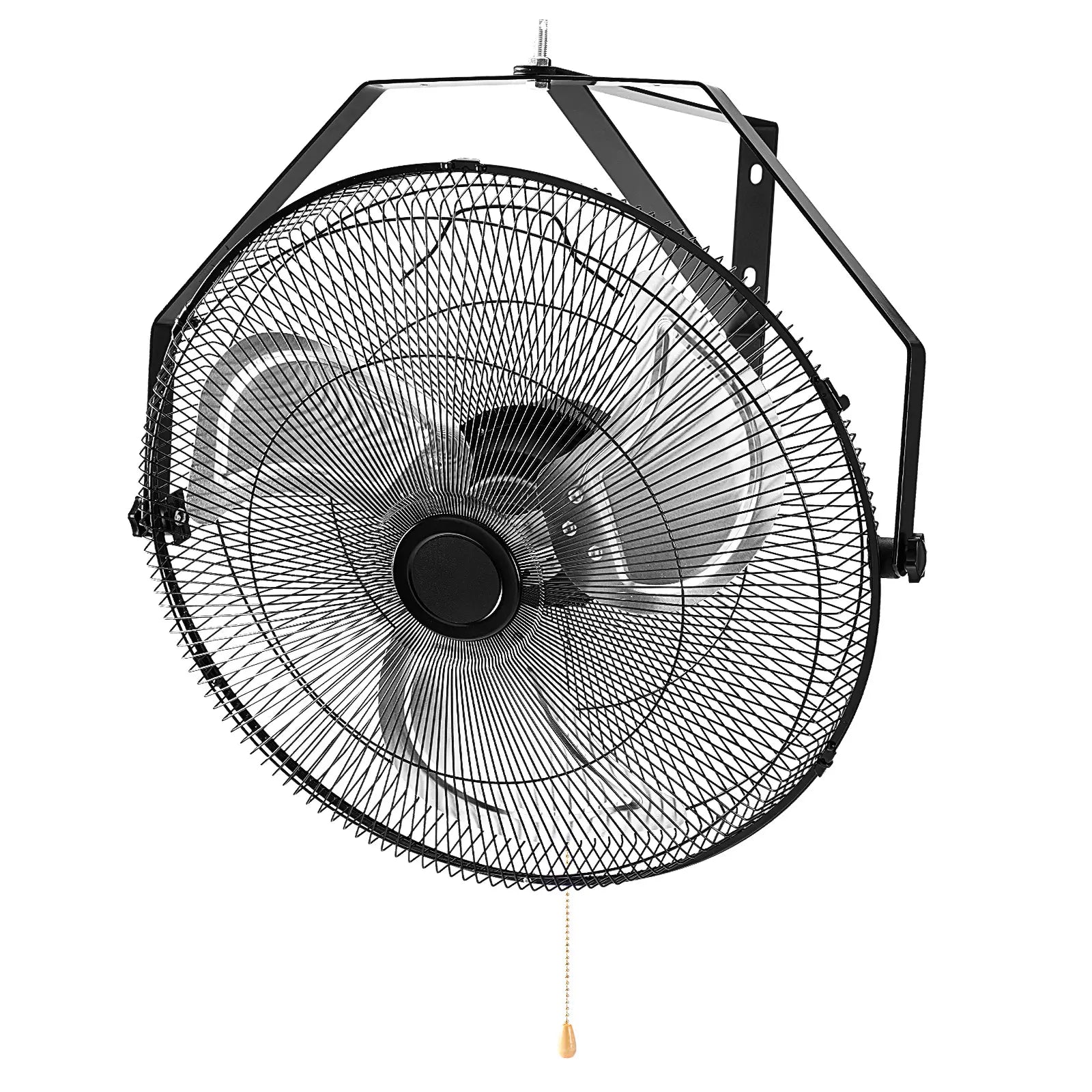 【Mother'Sdaygift】Metal Wall Mount Fan, 3-Speed High Velocity Fan with 3400 CFM, Vertical & Horizontal Adjustable Tilt for Warehouse, Industrial, Greenhouse, Commercial