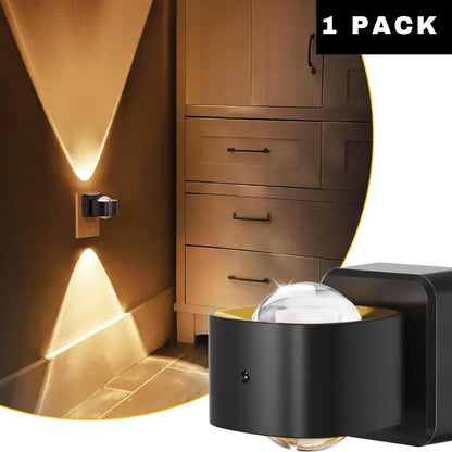 DORESSHOP 180° Rotatable Night Lights Projector, Plug into Wall, Soft Warm Lighting for Hallway, Garden, Party